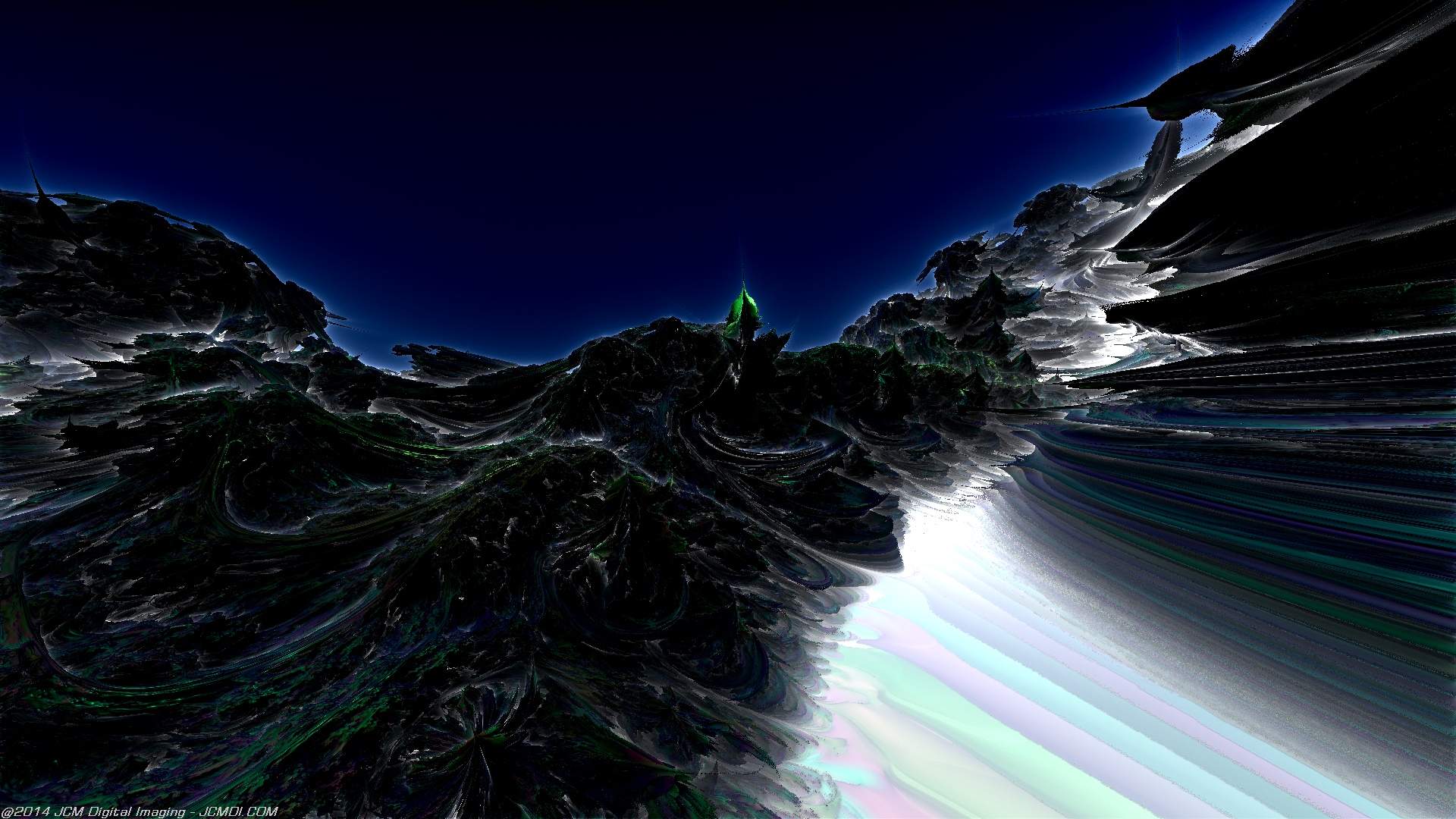 Fractal Asteroid Animation still image (JCMDI.COM)
